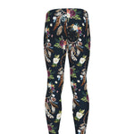 Flower Dream Catcher Pattern Print Men's leggings