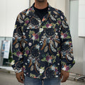 Flower Dream Catcher Pattern Print Men's Shirt Jacket