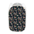 Flower Dream Catcher Pattern Print Mesh Laundry Hamper