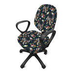 Flower Dream Catcher Pattern Print Office Chair Cover