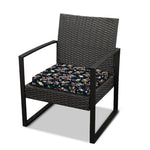 Flower Dream Catcher Pattern Print Outdoor Seat Cushion Cover
