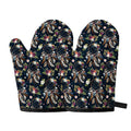 Flower Dream Catcher Pattern Print Oven Mitts