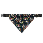 Flower Dream Catcher Pattern Print Over The Collar Dog Bandana