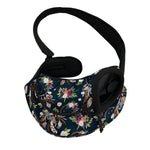 Flower Dream Catcher Pattern Print Pet Sling Carrier