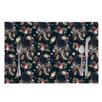 Flower Dream Catcher Pattern Print Placemat