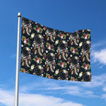 Flower Dream Catcher Pattern Print Polyester Flag
