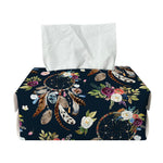 Flower Dream Catcher Pattern Print Rectangle Tissue Box Cover