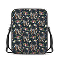 Flower Dream Catcher Pattern Print Rectangular Crossbody Bag