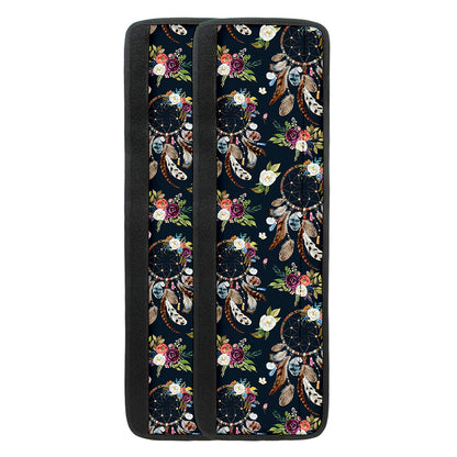 Flower Dream Catcher Pattern Print Refrigerator Handle Covers
