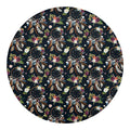Flower Dream Catcher Pattern Print Round Blanket