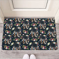 Flower Dream Catcher Pattern Print Rubber Doormat
