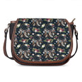 Flower Dream Catcher Pattern Print Saddle Bag