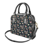 Flower Dream Catcher Pattern Print Shoulder Handbag