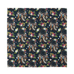 Flower Dream Catcher Pattern Print Silk Bandana