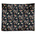 Flower Dream Catcher Pattern Print Tapestry
