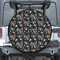 Flower Dream Catcher Pattern Print Tire Cover With Camera Hole