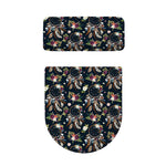 Flower Dream Catcher Pattern Print Toilet Lid And Tank Cover Set