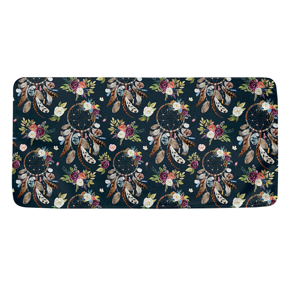 Flower Dream Catcher Pattern Print Towel