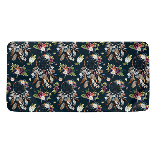 Flower Dream Catcher Pattern Print Towel