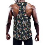 Flower Dream Catcher Pattern Print Training Tank Top