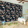 Flower Dream Catcher Pattern Print Wall Sticker