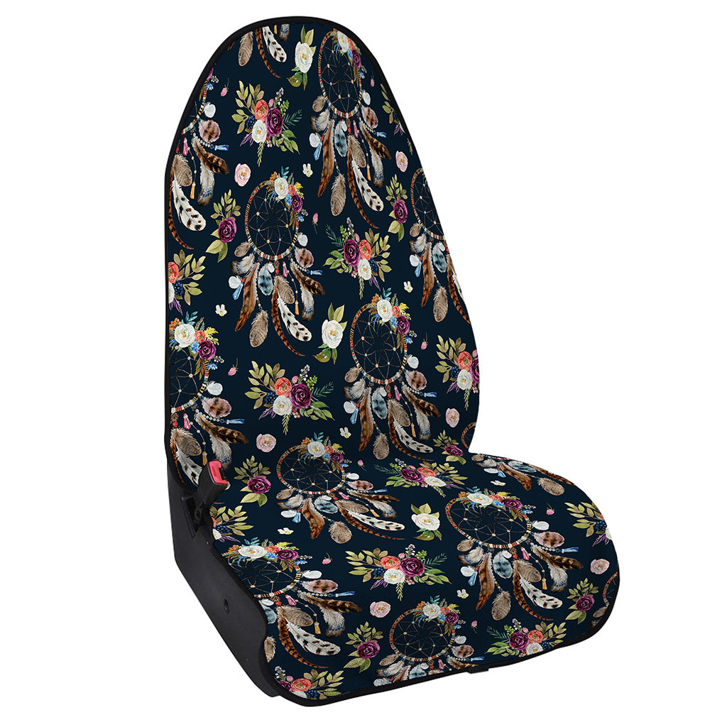 Flower Dream Catcher Pattern Print Waterproof Car Seat Cover