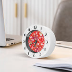 Flower Kimono Pattern Print Alarm Clock