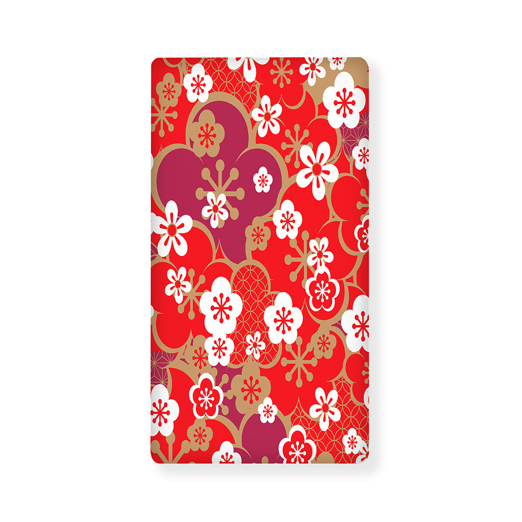 Flower Kimono Pattern Print Baby Crib Sheet