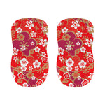 Flower Kimono Pattern Print Bar Stool Covers