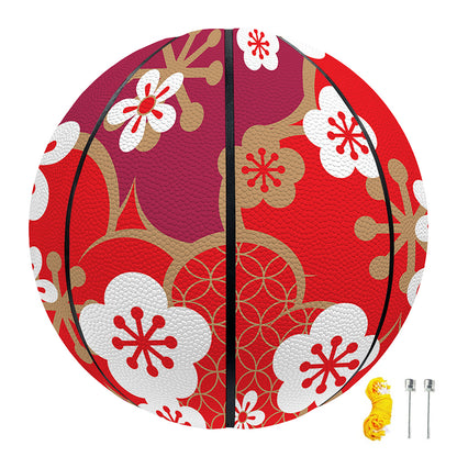 Flower Kimono Pattern Print Basketball
