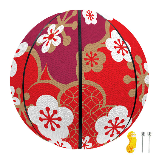 Flower Kimono Pattern Print Basketball