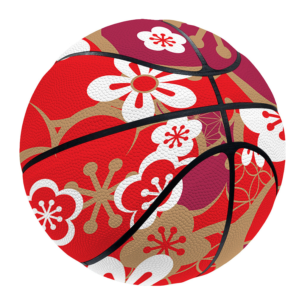 Flower Kimono Pattern Print Basketball
