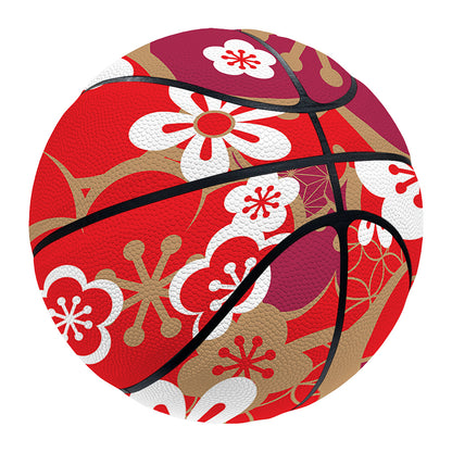 Flower Kimono Pattern Print Basketball
