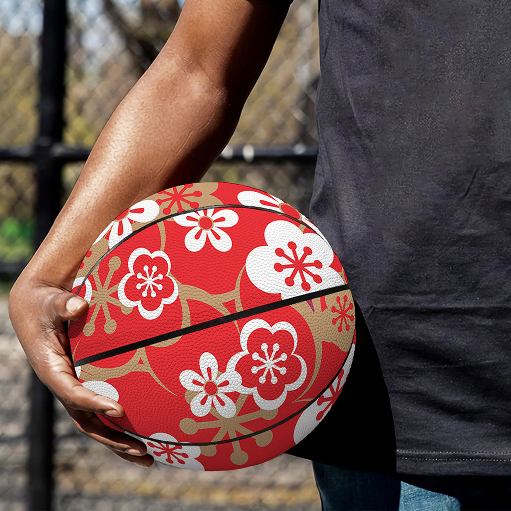 Flower Kimono Pattern Print Basketball