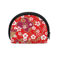 Flower Kimono Pattern Print Coin Purse