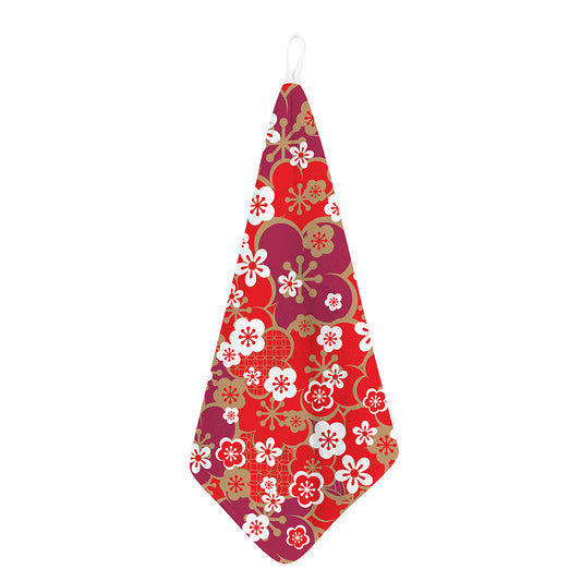 Flower Kimono Pattern Print Hand Towel