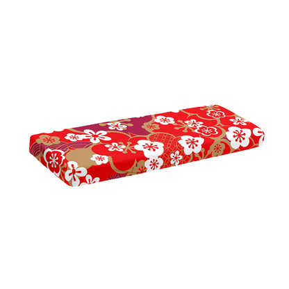 Flower Kimono Pattern Print Piano Keyboard Cover