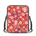 Flower Kimono Pattern Print Rectangular Crossbody Bag