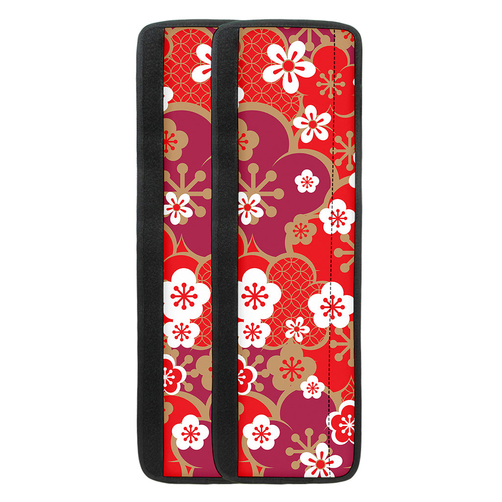 Flower Kimono Pattern Print Refrigerator Handle Covers