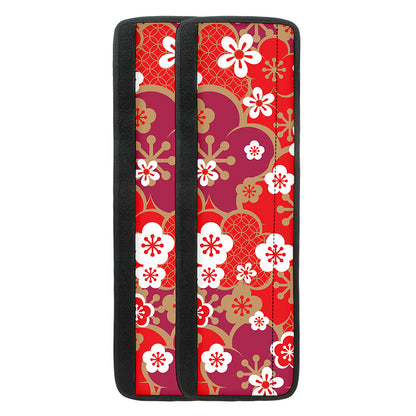 Flower Kimono Pattern Print Refrigerator Handle Covers