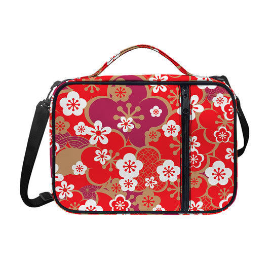 Flower Kimono Pattern Print Shoulder Strap Bible Bag
