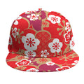 Flower Kimono Pattern Print Snapback Cap