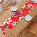 Flower Kimono Pattern Print Table Runner
