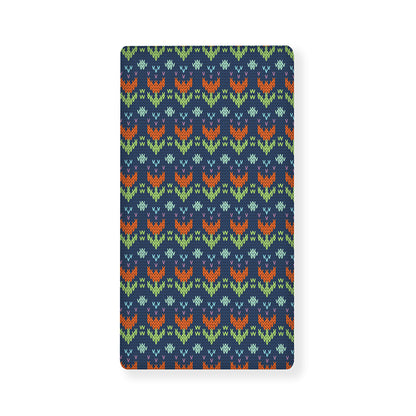 Flower Knitted Pattern Print Baby Crib Sheet
