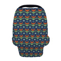Flower Knitted Pattern Print Baby Seat Cover
