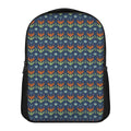 Flower Knitted Pattern Print Casual Backpack