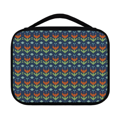 Flower Knitted Pattern Print Classic Bible Case