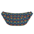 Flower Knitted Pattern Print Fanny Pack