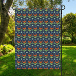 Flower Knitted Pattern Print Garden Flag