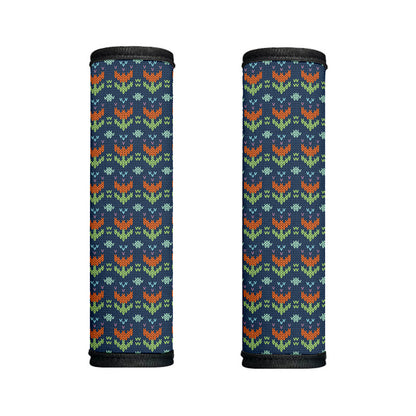Flower Knitted Pattern Print Handle Covers
